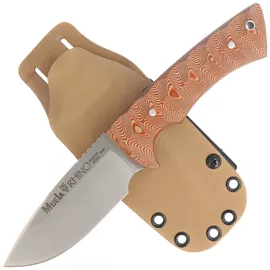 Muela Rhino-10SV.C/K Brown Canvas Micarta, Satin X50CrMoV15 knife