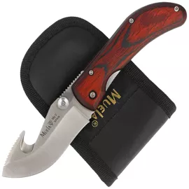 Muela SW-8R Red Pakka Wood, Satin X50CrMoV15 knife