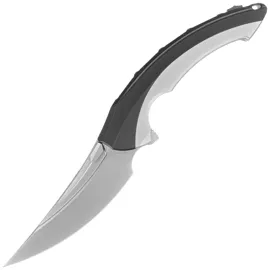 RikeKnife Lamella Black DLC Titanium, Satin M390 (RK-Lamella-BP)