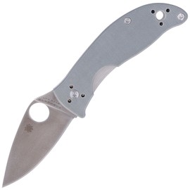 Spyderco Alcyone G-10 Grey, CTS BD1N Plain (C222GPGY)