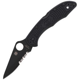 Spyderco Delica 4 FRN Black / Black Blade (C11PSBBK)