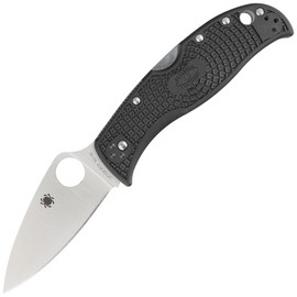 Spyderco LeafJumper Black FRN, Satin VG-10 by Sal Glesser (C262PBK)