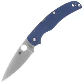 Spyderco Native Chief Cobalt Blue G10, Satin CPM SPY27 by Sal, Eric Glesser Knife (C244GPCBL)