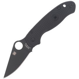 Spyderco Para 3 Lightweight Black Blade Plain (C223PBBK)