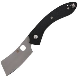 Spyderco ROC G-10 Black PlainEdge Knife (C177GP)