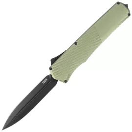 Tekto A5 Spry D/E OD Green Aluminium, Black S35VN (A5R_T6OD_S35BK3_A1)