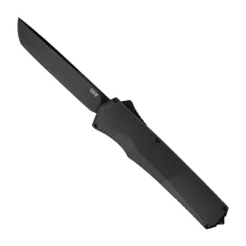 Tekto A5 Spry T/E OTF Knife Black Aluminum, Black CPM S35VN