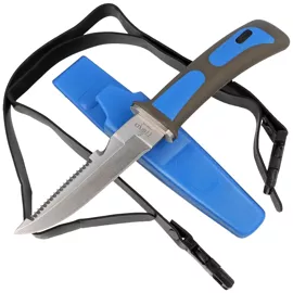 Third Decor Habitat Blue ABS, Polished Diving Knife (15481A)