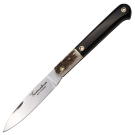 Tramuntana Decor Habitat Cabritera Deer/Buffalo Horn, Satin 420 Knife (TK-34)