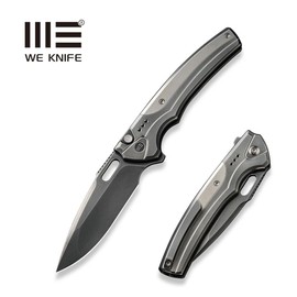 WE Knife Exciton LE No 014/310 Polished Gray Titanium, Polished Gray CPM 20CV (WE22038A-7)