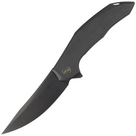 WE Knife Merata LE No 165/205 Black Titanium, Black Stonewashed CPM 20CV by Anton Tkachenko (WE22008A-1)