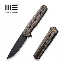 WE Knife Navo Copper Foil Carbon Fiber, Black Stonewashed CPM 20CV by Ostap Hel (WE22026-5)