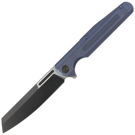 WE Knife Reiver LE No 027/260 Blue Titanium, Black Stonewashed CPM S35VN knife (WE16020-4)