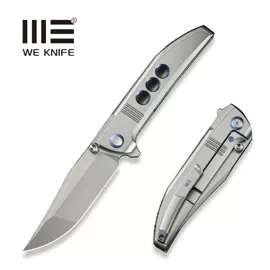 We Knife Ezinta Titanium, Polished Bead Blasted M390 (WE22041-2)