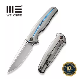 WeKnife 601X LE No 088/150 Gray Titanium, Hand Polished Satin CPM 20CV (WE01J-2)