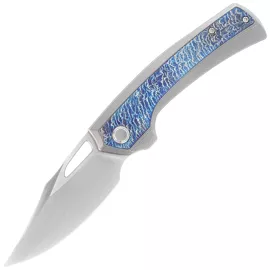 WeKnife Nefaris LE No 057/260 Gray/Flamed Titanium, Hand Rubbed Satin CPM 20CV (WE22040FA-1)