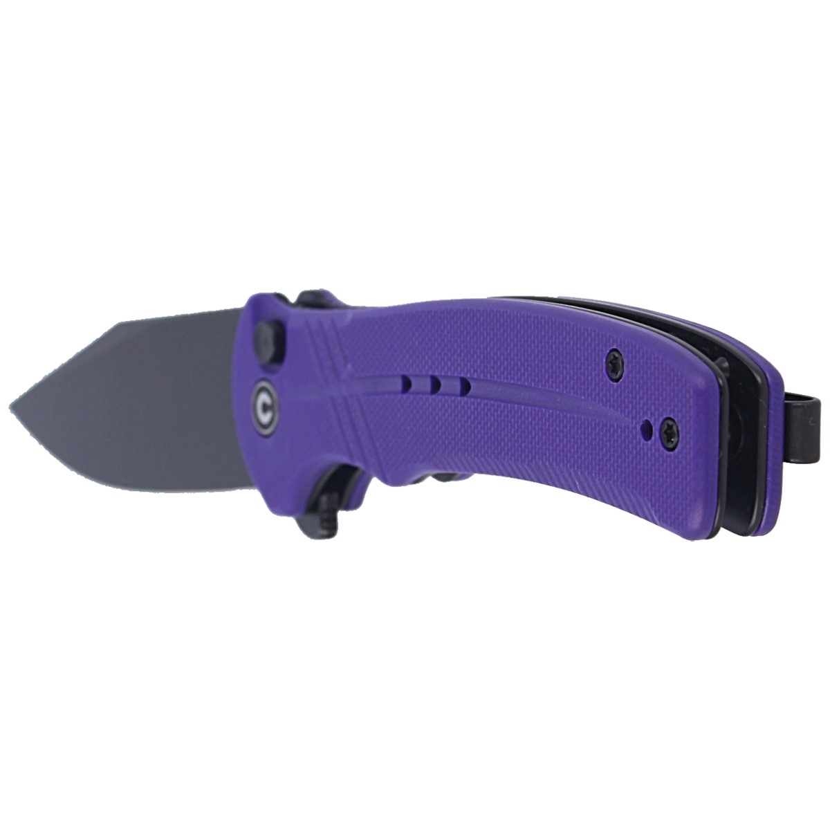  CIVIVI Cogent Button Lock Flipper Pocket Knife, 14C28N Blade  G10 Handle, Good for Outdoor EDC Camping C20038D-2 (Purple) : Sports &  Outdoors