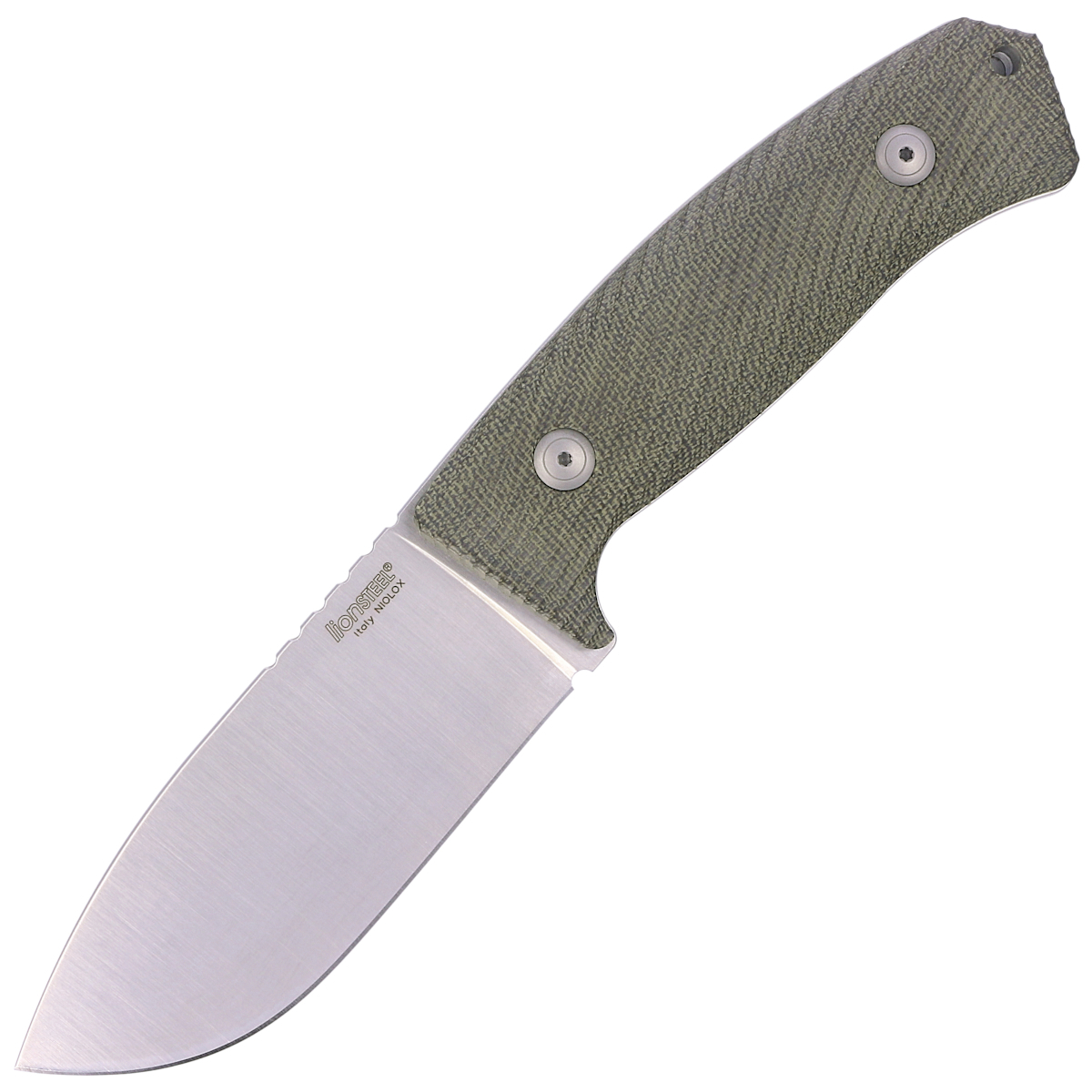 LionSteel M3 Green Canvas Micarta Satin Niolox by Michele Pensato