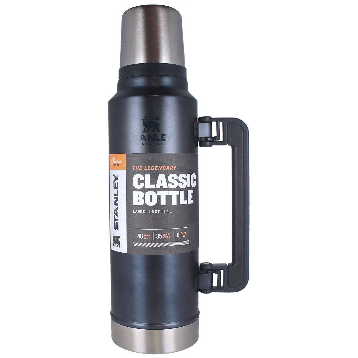 Stanley The Legendary Classic Bottle - Matte Black - 1.5qt / 1.4L