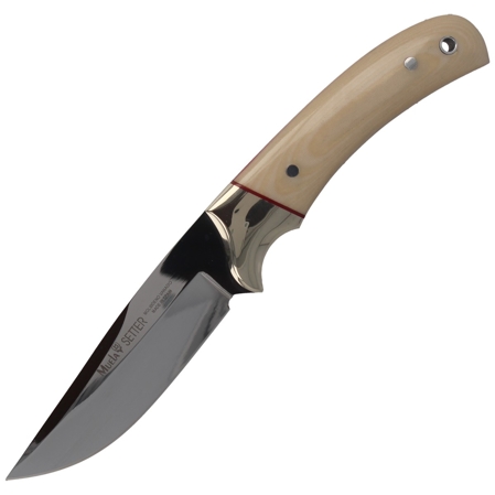  Muela Setter-11B Ivory Micarta, Mirror X50CrMoV15 Knife