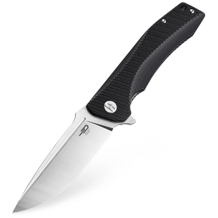 Bestech Mako Black G10, Stonewashed/Satin K110 knife (BG27A)