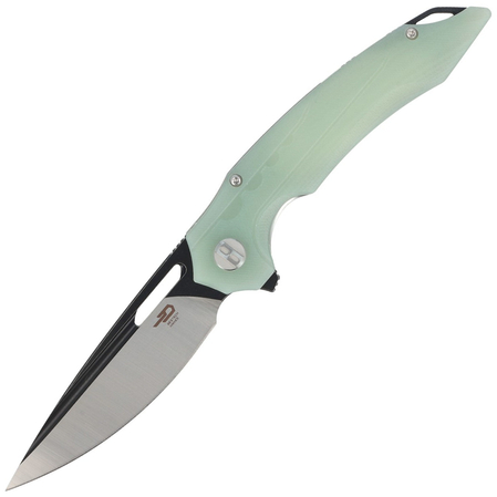 Bestech Ornetta Jade G10, Black/Satin D2 by Kombou Knife (BG50D)