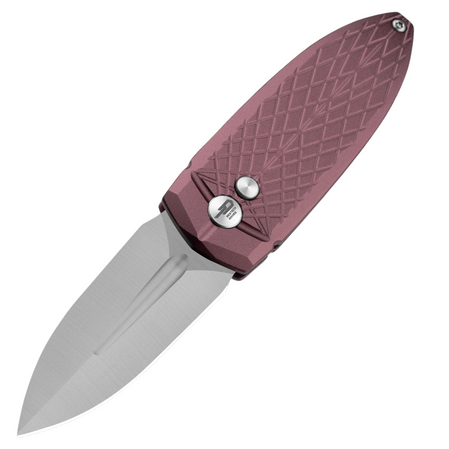 Bestech QUQU Brown Aluminum, Satin 14C28N by Gogo Knife (BG57B-3)