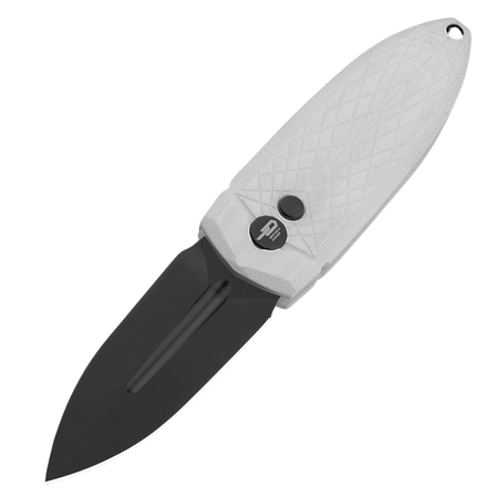 Bestech QUQU Knife White G10, Black DLC 14C28N by Gogo (BG57A-5)