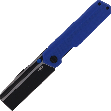 Bestech Tardis Blue G10, Black DLC/Satin D2 by Ostap Hel Knife (BG54G)