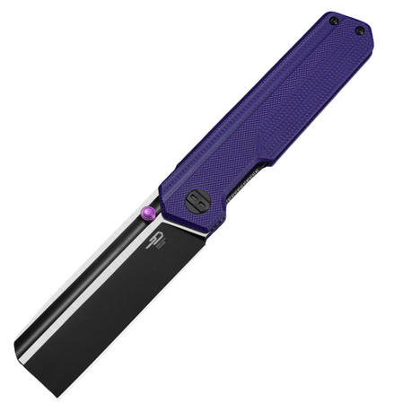 Bestech Tardis Purple G10, Black DLC/Satin D2 by Ostap Hel Knife (BG54B)