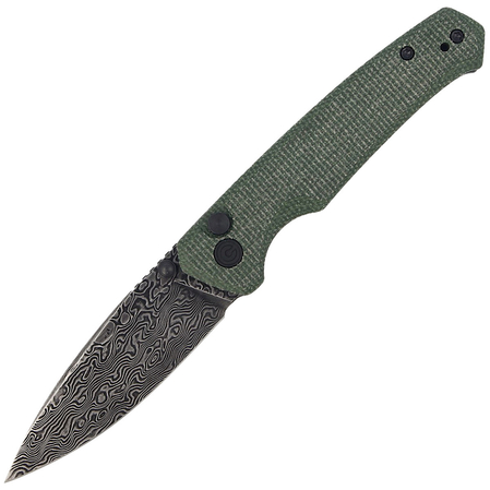 CIVIVI Altus Green G10, Black Damascus (C20076-DS1)