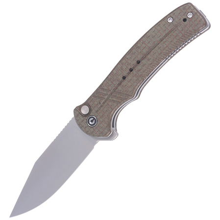 CIVIVI Cogent Green Micarta, Silver Bead Blasted 14C28N (C20038D-5)