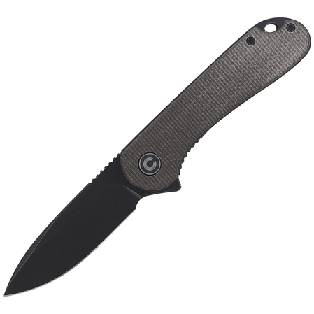 CIVIVI Elementum Flipper Green Micarta, Black Stonewashed (C907Z)