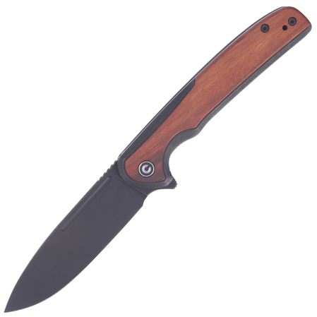 CIVIVI Knife Voltaic Stainless / Cuibourtia Wood, Black Stonewashed 14C28N (C20060-1)