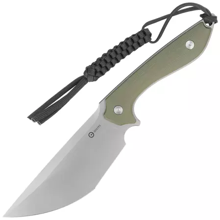 Civivi Concept 22 OD Green G10, Silver Bead Blasted D2 by Tuffknives (Geoff Blauvelt) knife (C21047-2)
