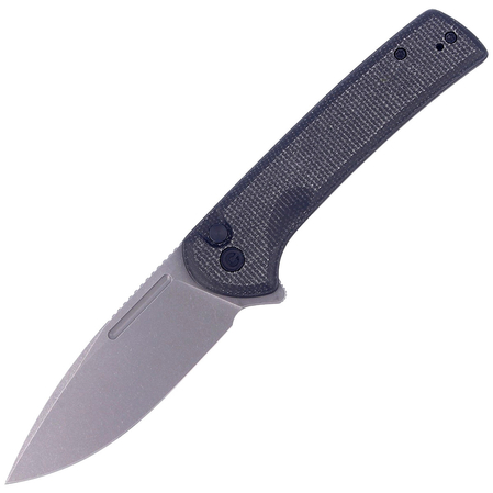 Civivi Knife Conspirator Black Micarta, Gray Stonewashed (C21006-1)