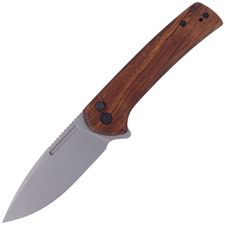 Civivi Knife Conspirator Cuibourtia Wood, Gray Stonewashed (C21006-3)