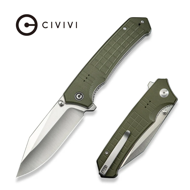 Civivi Knife Tacticorix OD Green G10, Satin Nitro-V (C23055-2)