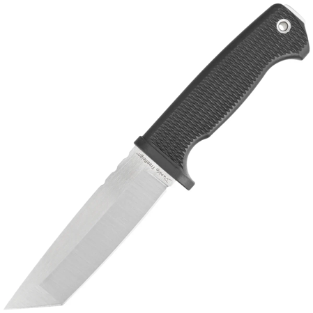 Demko Knife FreeReign Tanto Black Rubberized, Satin AUS10A by Andrew Demko (FR-10A-TBL)