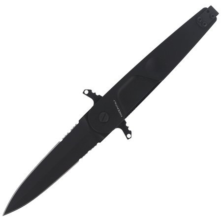 Extrema Ratio BD2 Contractor Black Aluminum Knife, Black MIL-C N690 (04.1000.0229/BLK)