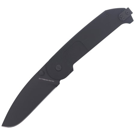 Extrema Ratio BF2 CD Black Aluminum Knife, Black MIL-C N690 (04.1000.0145/BLK)