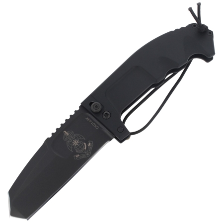 Extrema Ratio RAO Black Aluminum Knife, Black MIL-C N690 (04.1000.0141/BLK)