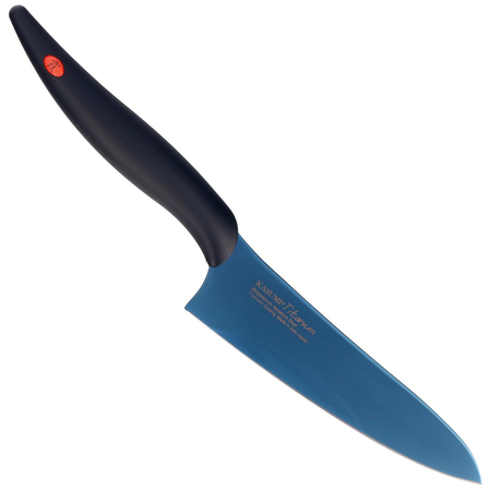 Kasumi Blue Titanium Small Chef Knife 130mm (22013/B)