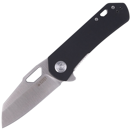 Kubey Knife Black G10, Satin D2 (KU332A)