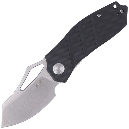 Kubey Knife Ceyx, Black G10, Satin D2 (KU335A)