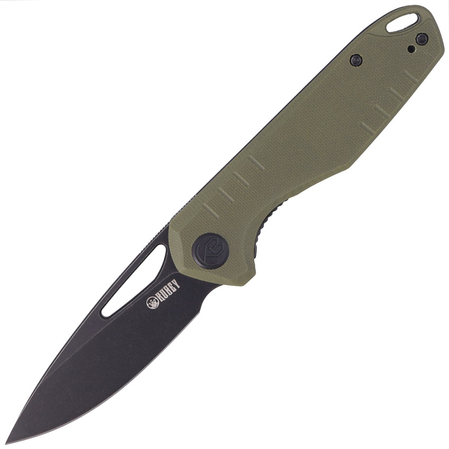 Kubey Knife Doris, Green G10 ,Darkwashed D2 (KU324C)