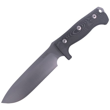 LionSteel Black Micarta, Fixed Satin Blade (M7 MS)