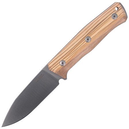 LionSteel Bushcraft Olive Wood / Satin Blade (B35 UL)