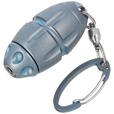 LionSteel Eggie KeyChain Blue Titanium by Ruslan Sarychev (EG-BL)