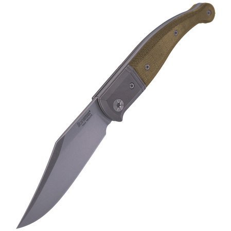 LionSteel Gitano Green Canvas / Satin Blade (GT01 CVG)